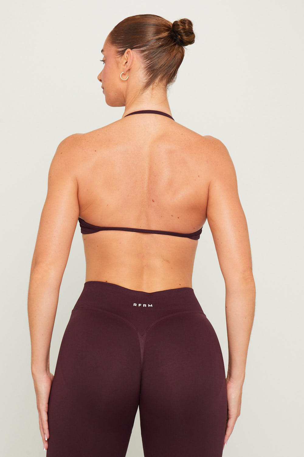SCLPT™ Seamless Strappy Sports Bra - Espresso